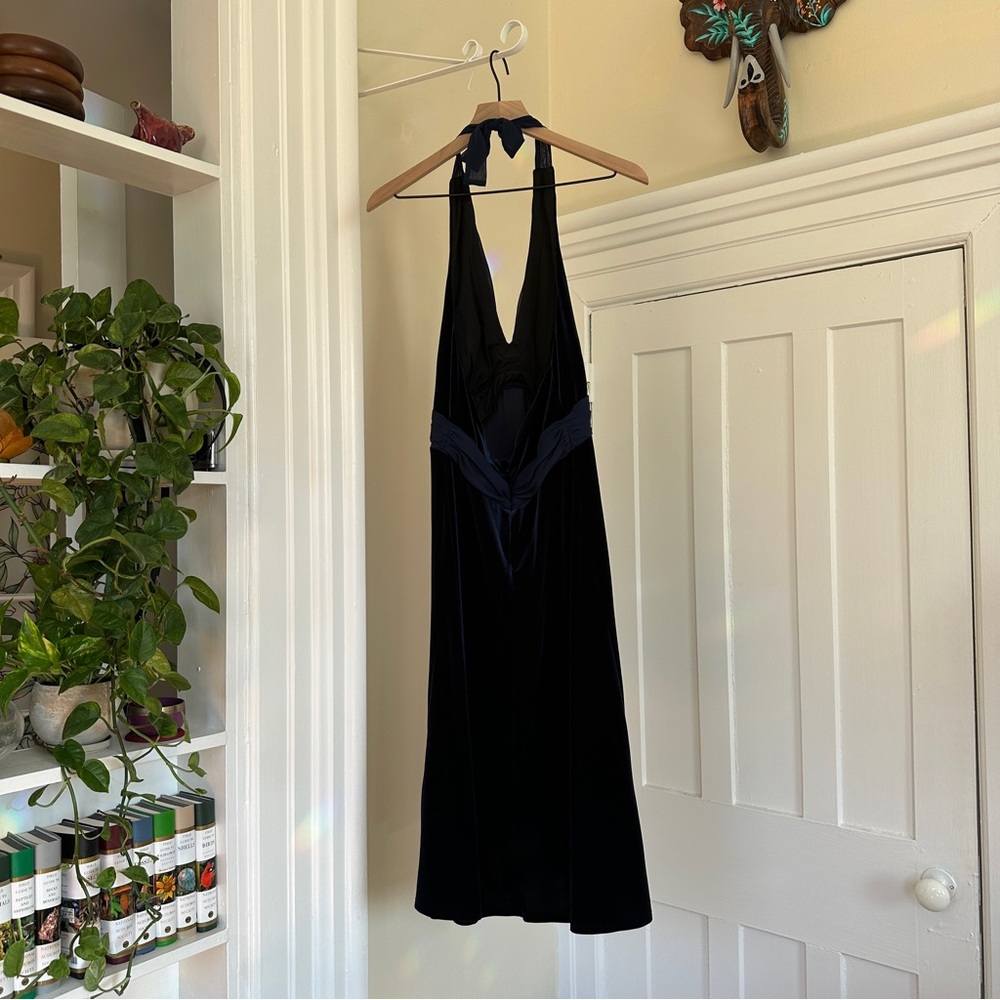 VTG Coldwater Creek Velvet Dress - Picture 2 of 4